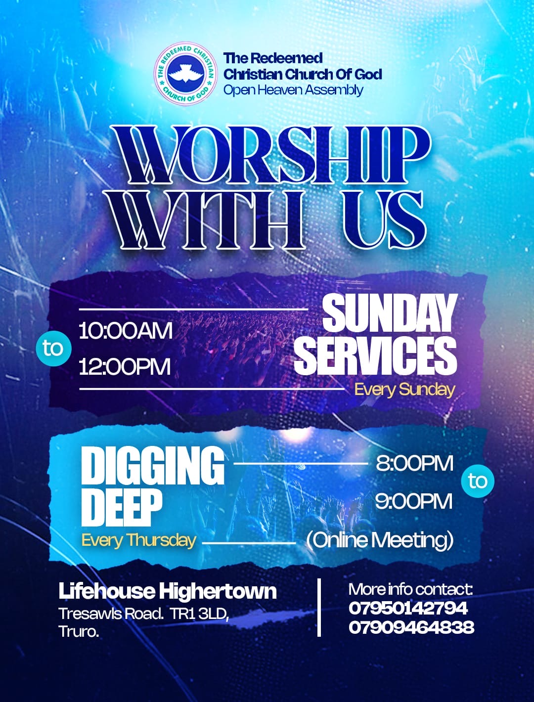 RCCG, Open Heaven Assembly flier