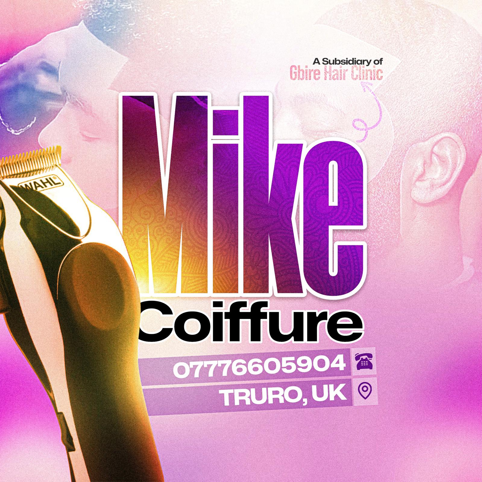 Mike Coiffure flier